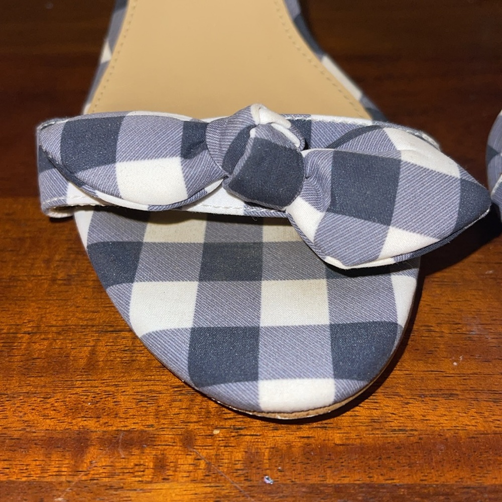 Michael Michael Kors Womens Pippa Leather Open Toe heels. Size 8.5M. Checkered - Picture 6 of 15